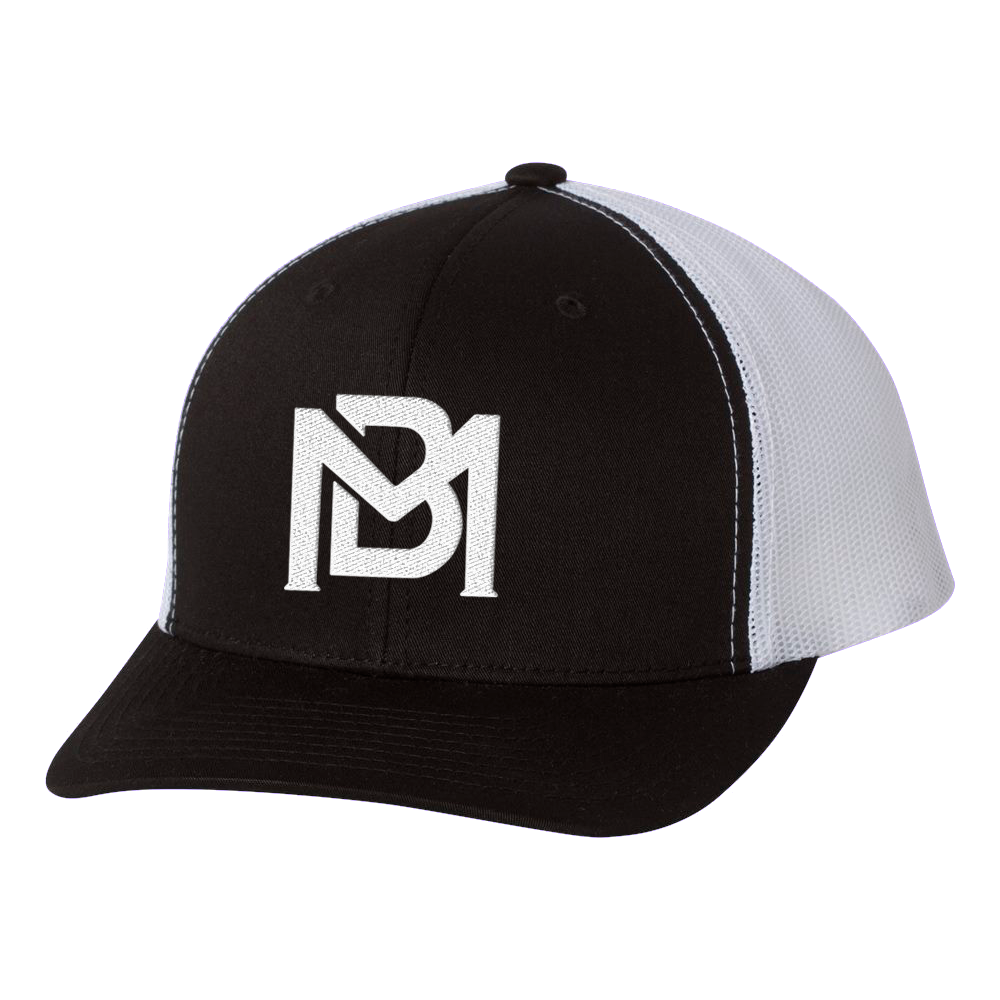 BM Black Trucker Hat – Bryce Mauldin